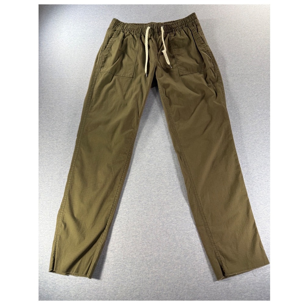 Vuori Ripstop Pants VW450 Army Green Organic Cotton Small